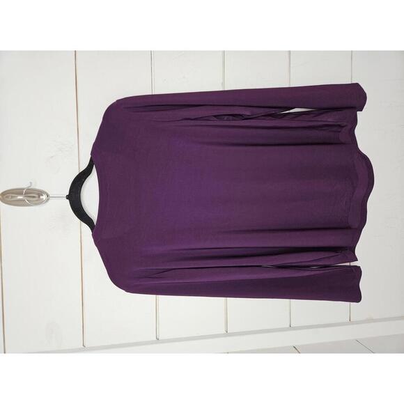PerSeption XL Petite purple long sleeve tunic - Picture 2 of 4